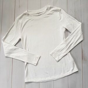 Calia White Long Sleeve Tee